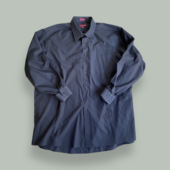 Covington Black Button Down Dress Casual Shirt - Picture 6 of 16